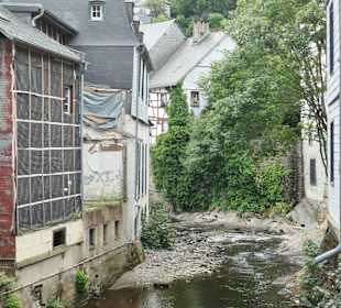 Monschau: Die Rur kann zum reißenden Strom werden