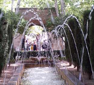 Pringbrunnen in den Gärten Kathredale Palma