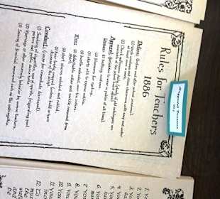 Noch ältere Lehrerregeln