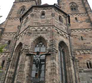 Blick zur Sebalduskirche in Nürnberg