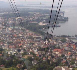 Blick aus der Bergbahn