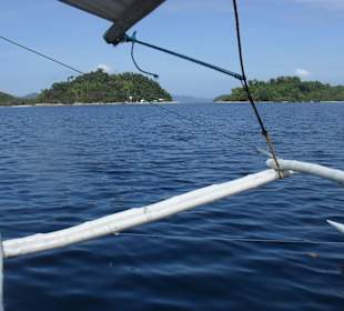 Bootsanreise zu unserem Resort  Blue Cove