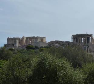 Blick auf die Akropolis