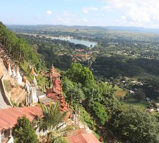 Ausblick auf Hotel und Pindaya