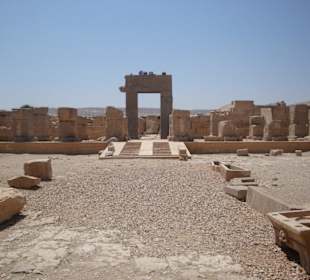 Tempel Ramses II Tempelbezirk Abydos