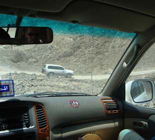 Fahrt von den Hatta-Pools in die Sand-Wüste