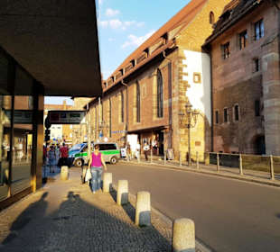 Zur Insel Schütt gehend