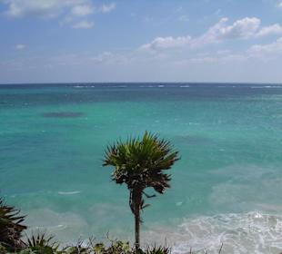 Ausgrabungsstätte der Maya in Tulum