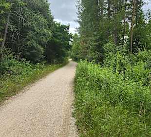Entlang am See links Lesben-Bereich bis ganz vorne