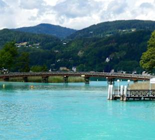 Brücke bei Pörtschach-Anlegestelle