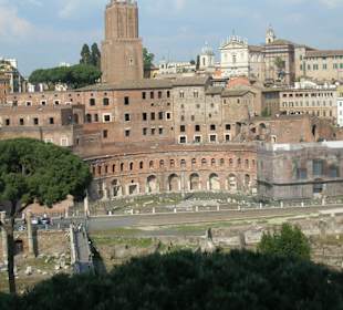 I Fori imperiali dall'alto