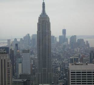 Das Emipre State Builing vom Top of the Rock 