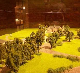 Makiety w piwnicach zamkowych