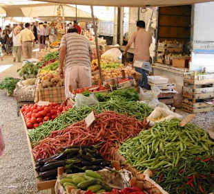 Frisches Gemüse aus der Region Fethiye