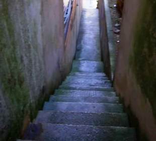 Treppenzugang zur Innenstadt