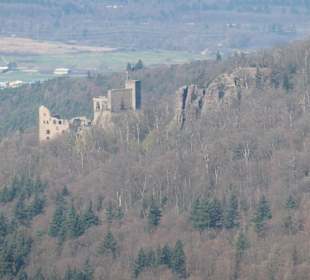 Die Ruine vom Alten Schloss Hohenbaden