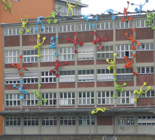 Gebäude im Medienhafen