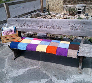 Selbstgestrickte Decken