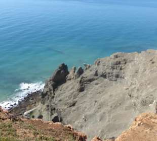 Blick auf Rocha Negra, dem schwarzen Felsen