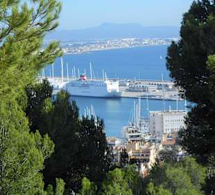 Blick runter zum Hafen