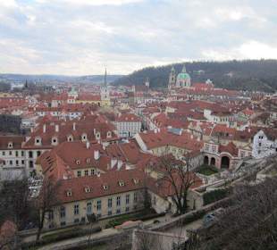 Blick vom Hradschin zur Stadt