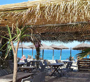 An der Strandpromenade von Argelès-Plage