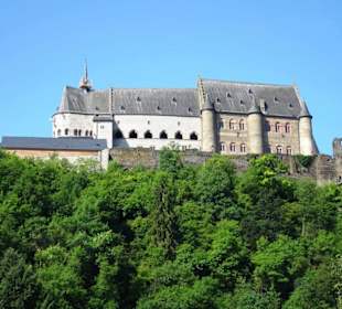 Blick auf das Château aus der Stadt Vianden