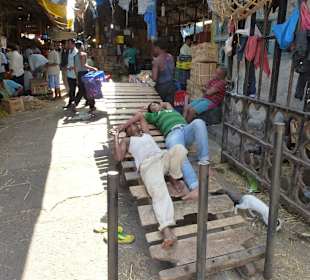 Auch so kann man die Arbeitszeit verbringen