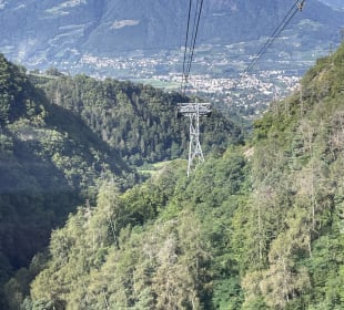 Aussicht aus der Seilbahn