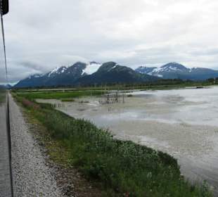Erste Gletscher kommen in Sicht