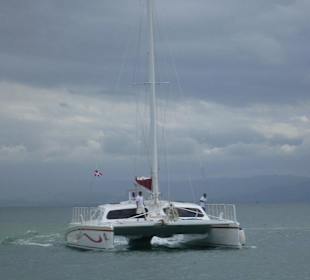 Katamaranfahrt zur Cajo Levandado