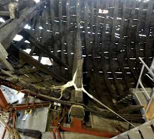 Die alte und restaurierte Hansekogge