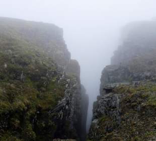Blick ins Nichts am Nordkap