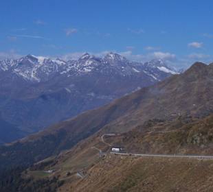 Jaufenpass richtung Meran