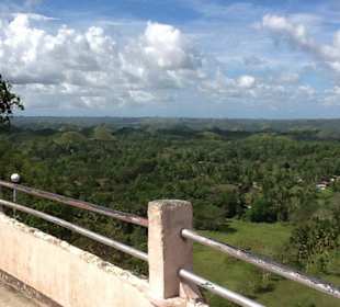 Aussichtsplattform vor dem Erdbeben