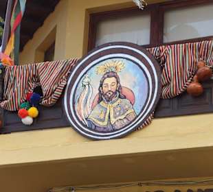 San Roque an den Häusern