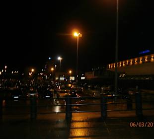 Parking lot full - Friday evening