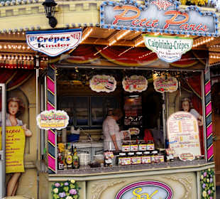 Crépes-Stand auf dem Freimarkt