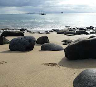 Strand in Playa Blanca