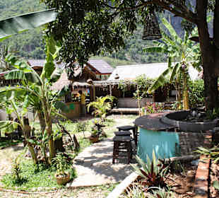 Der Garten im Restaurant