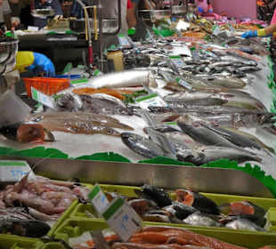 Rundgang durch die Markthalle La Boqueria