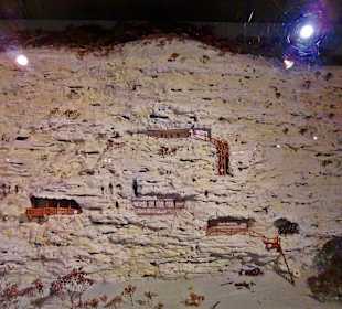 Modell vom Kloster im Museum