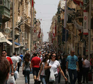 In den Straßen von Valletta