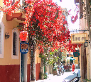 Gasse in der Altstadt Rethymnons