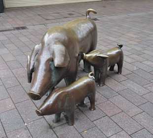 Ansichten des Denkmals in der Sögestraße