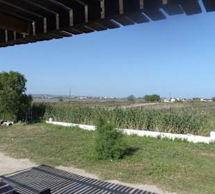 Blick von der oberen Terrasse