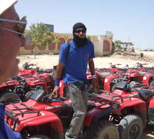 Kameraman beim Auslfug