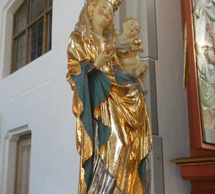 Die Kirche St. Johannes Baptist in Oberstdorf