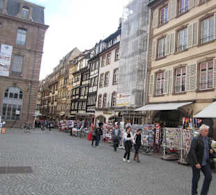 Altstadt Straßburg im Frühling