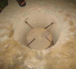 Eine Fallenart in Cu Chi.